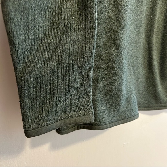 Boys Patagonia dark green better sweater 1/4 zip pullover jacket size 14 XL - Picture 4 of 7